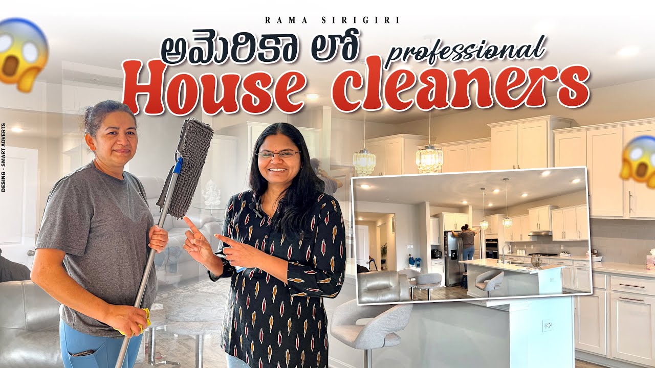 How professional cleaners in USA clean house (cost, review) || House cleaning in USA