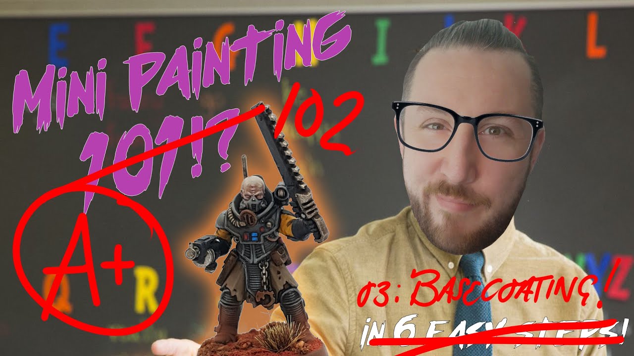 Mini Painting 102: Basecoating - HOW TO THIN YOUR PAINTS!
