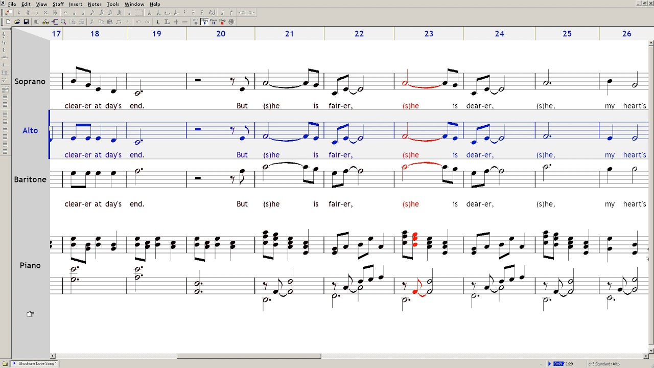 Shoshone Love Song (alto dominant)