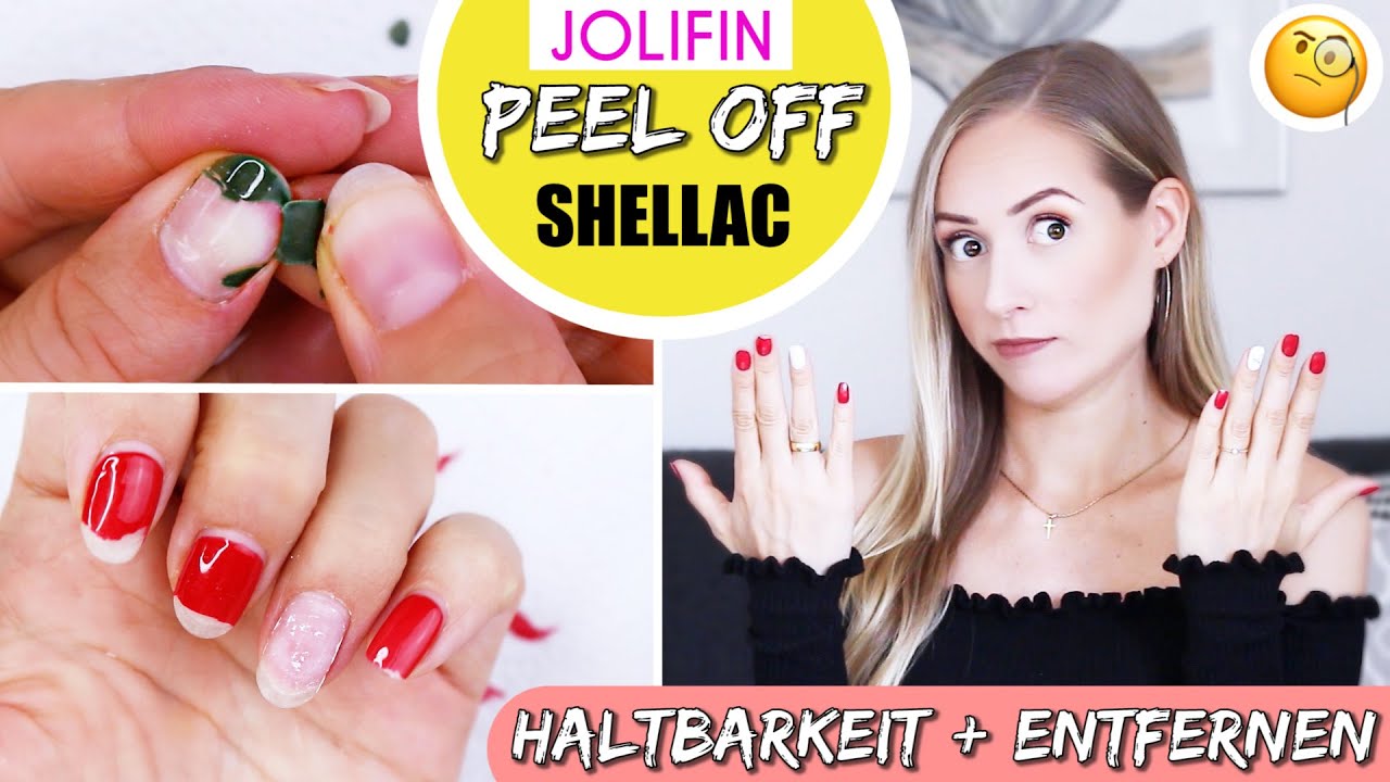 PEEL OFF SHELLAC von Jolifin - Entfernen und Haltbarkeit | Nails »Lalalunia«