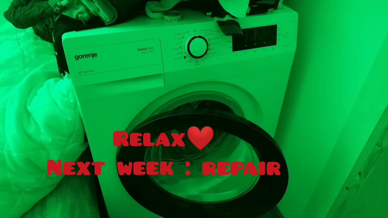GOODBYE WE703 (we love you) / Gorenje w8424x relax&repair