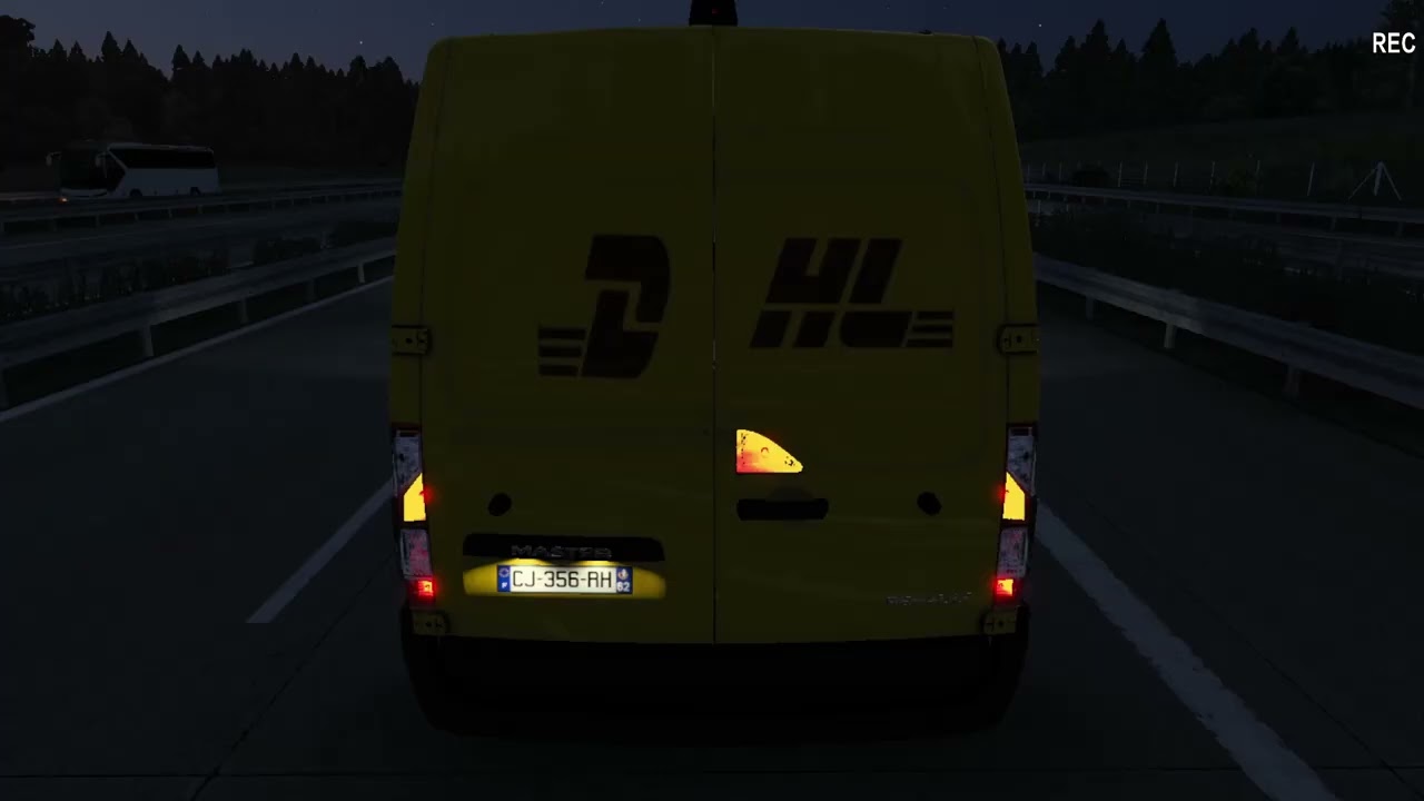 Driving renault in eurotruck