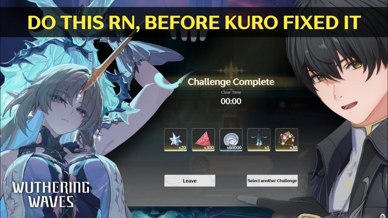 Easy way to clear Hologram Fleurdelys(All difficulty) in 0 Second | Wuthering Waves Mobile
