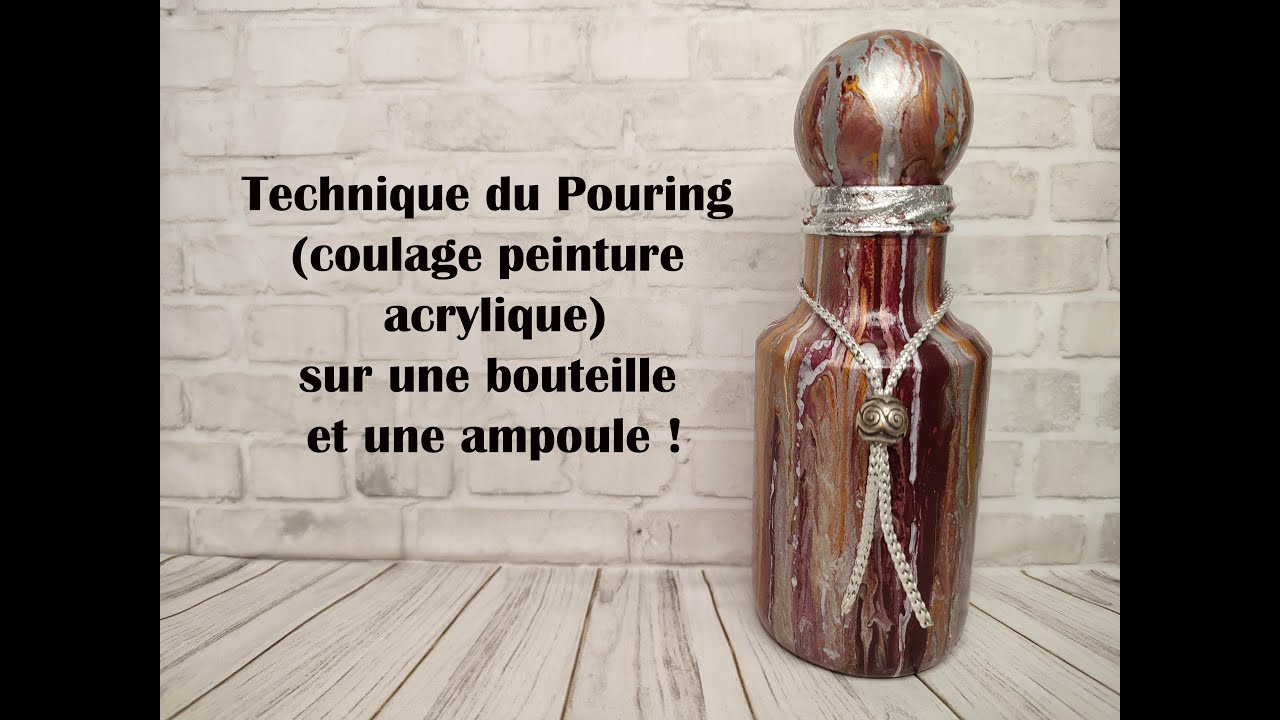 Tuto Pouring sur bouteille et carton !