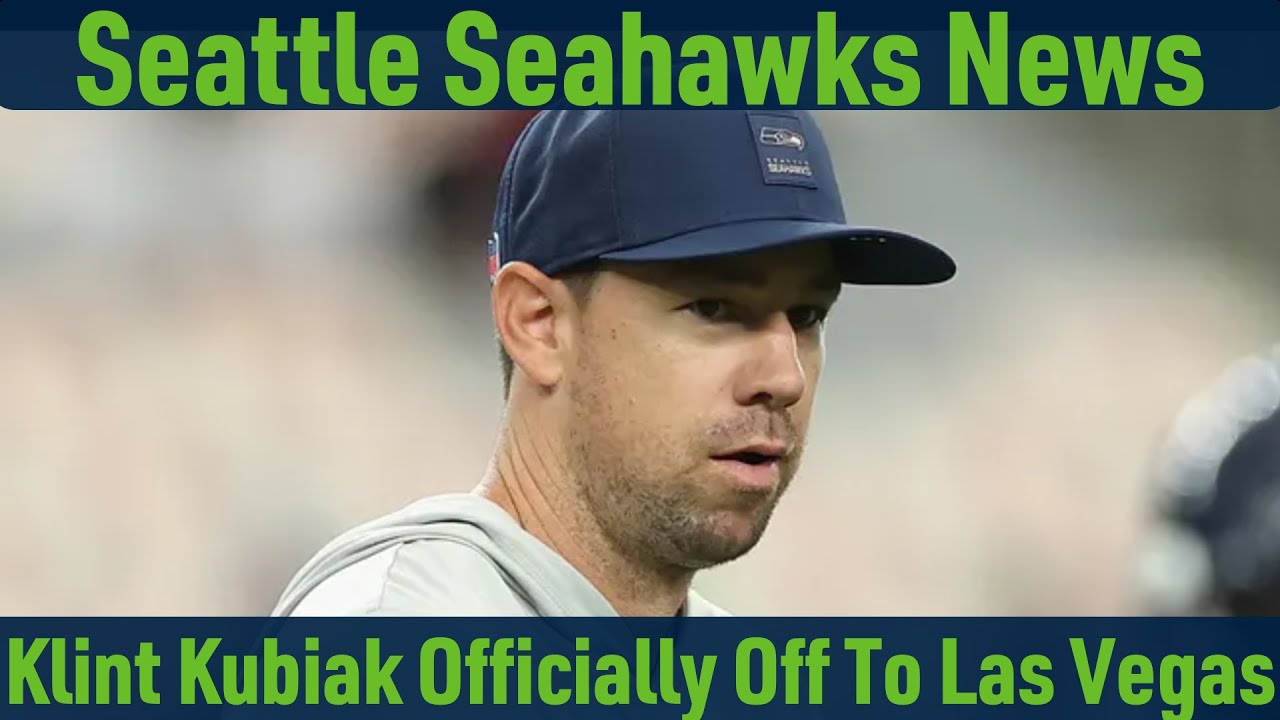 Klint Kubiak confirms that he's the new head coach of the Las Vegas Raiders, Seahawks need a new OC