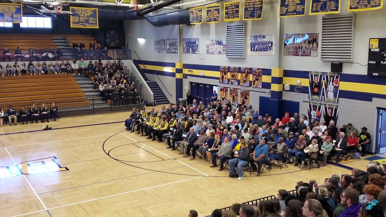 2022 Veterans Day Assembly, Armed Forces Salute