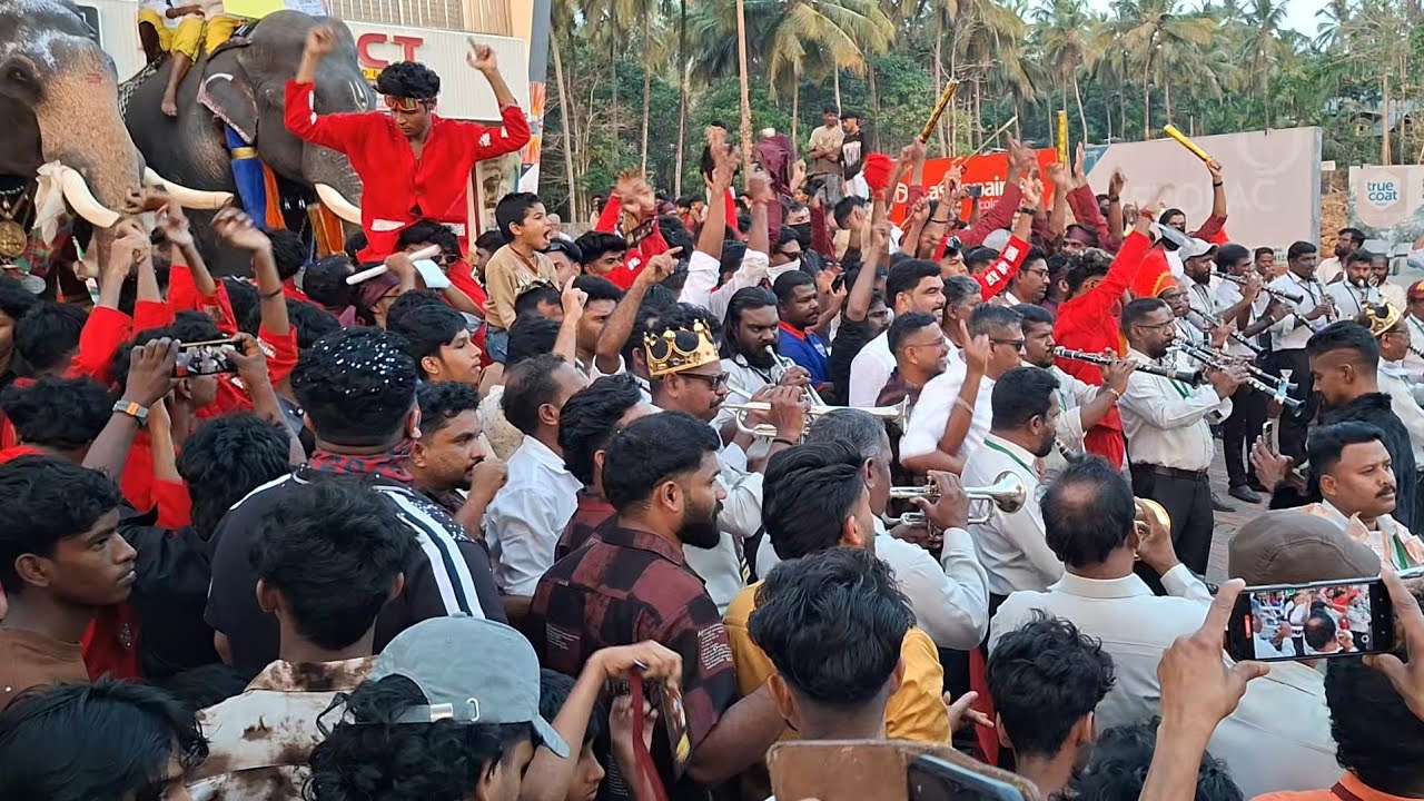 Arangottukara thorakkunnu nercha fest 2026 അറങ്ങോട്ടുകാരാ തോരക്കുന് നേർച്ച eliphant march 