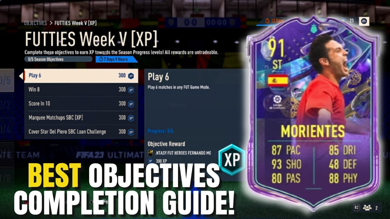 How To Complete FUTTIES: WEEKLY 5 XP Objectives | FIFA 23 Ultimate Team!