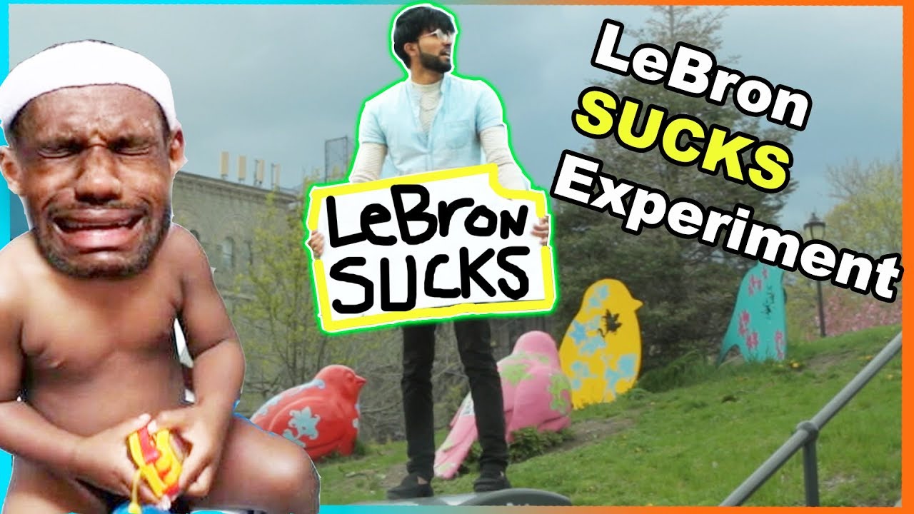 LEBRON JAMES SUCKS PRANK