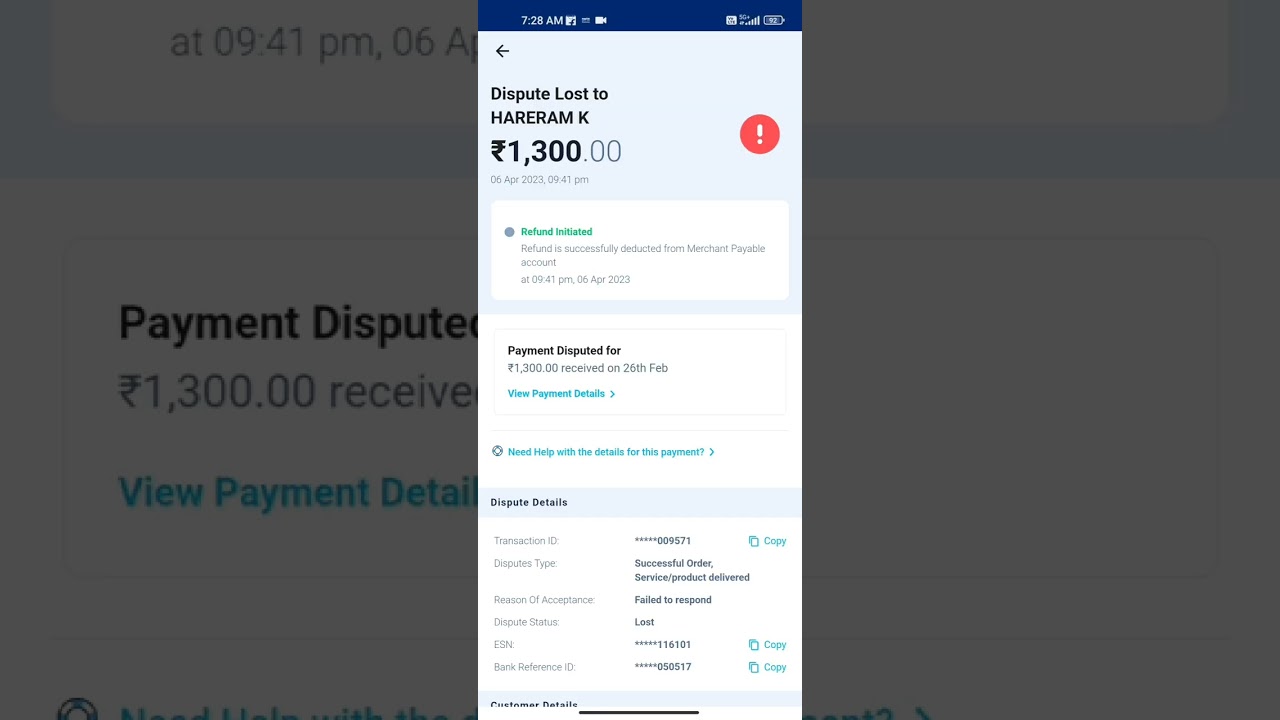 paytm for business chargeback complaint fraud Allard for merchant