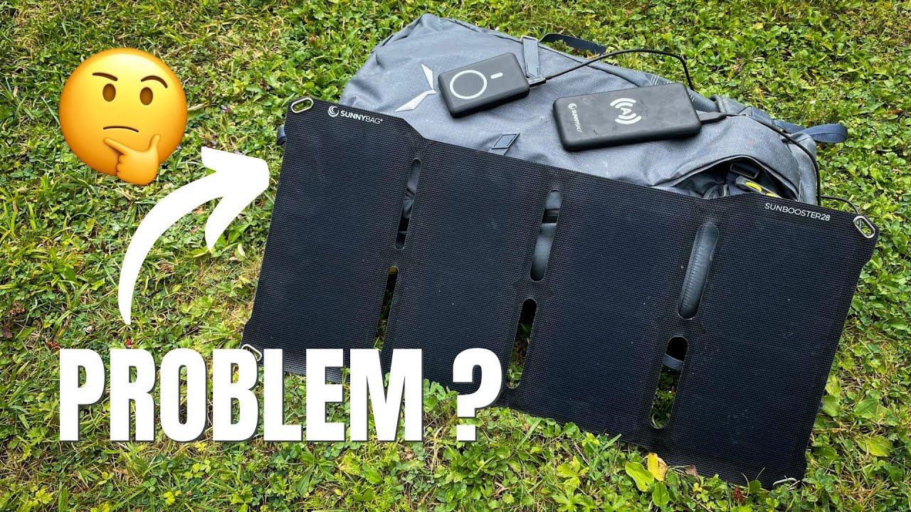 SUNNYBAG SUNBOOSTER 28 - Das stärkste Solarpanel zum Wandern?