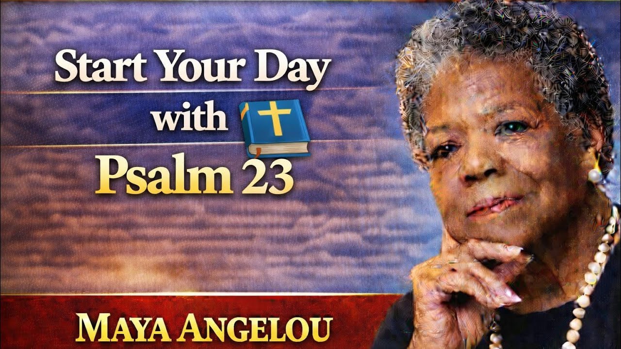 Start Your Day with Psalm 23 | Maya Angelou | Motivational Speech