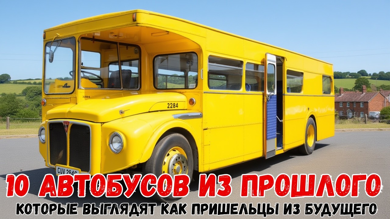 Самые странные классические автобусы, в существование которых вы не поверите!