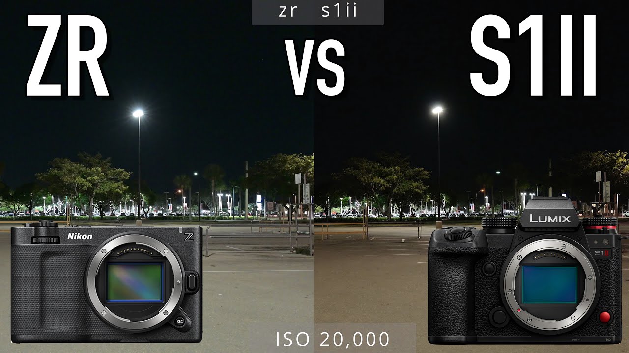 Nikon Zr vs Lumix S1 II | Low Light Test H.265 4k 60fps