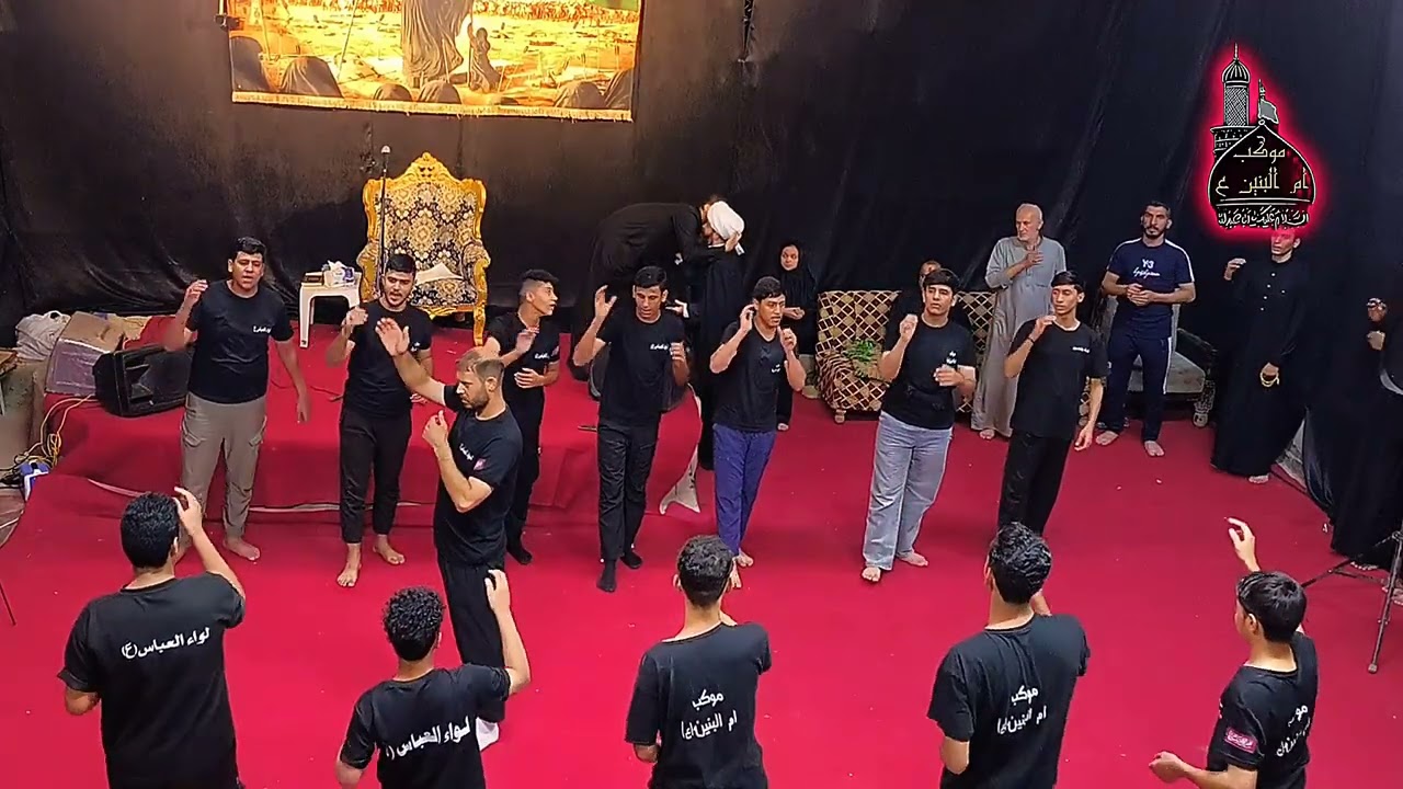 اليالي الفاطمية الرادود الحسيني مرتضى خلف موكب ام البنين ع 