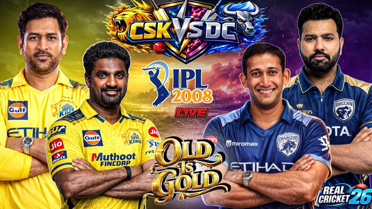 Old IPL Vibes Return 😍 CSK vs Deccan Chargers | Golden Era IPL 🔥  #IPLHistory