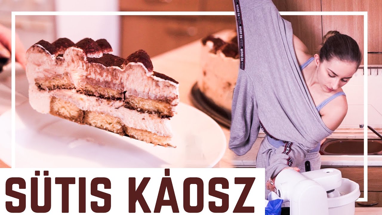 Káoszokkal teli Karamellás Tiramisu, házi babapiskótával | Csizmadia Gabi