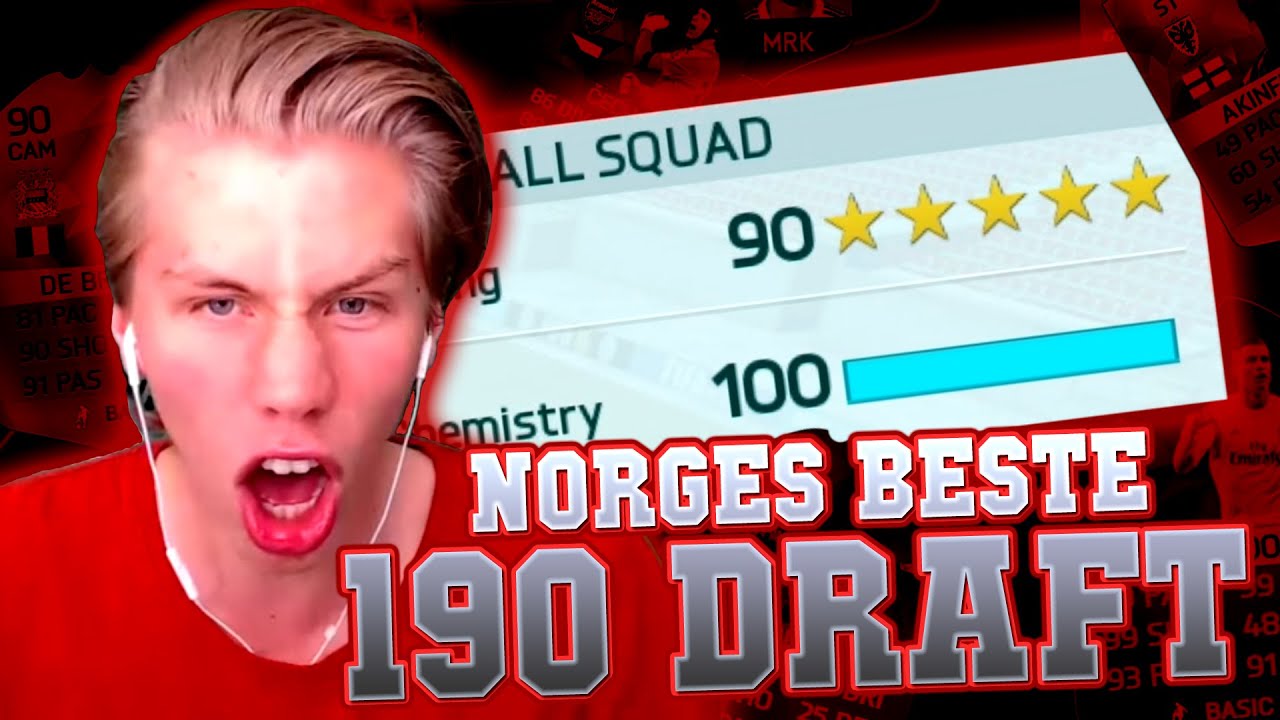 NORGES FØRSTE 190 FUT DRAFT PÅ YOUTUBE!?
