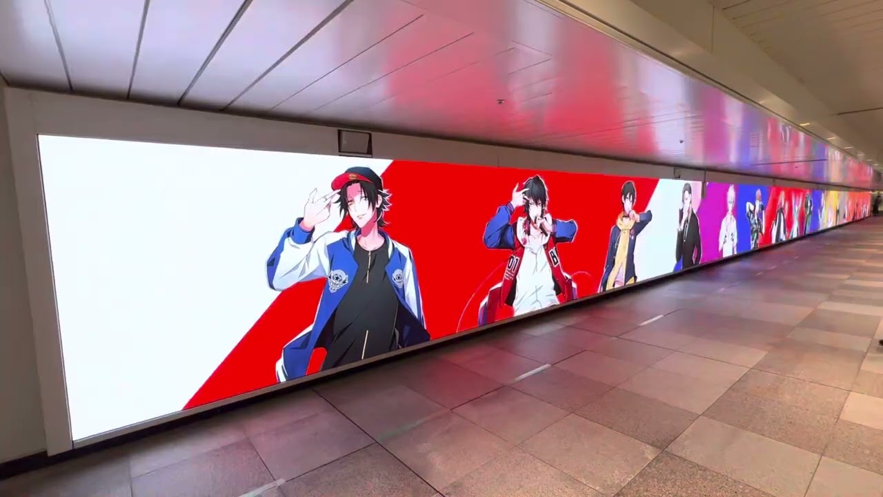 Hypnosis Mic: Division Rap Battle 5th Anniversary Video at JR Shinjuku Station