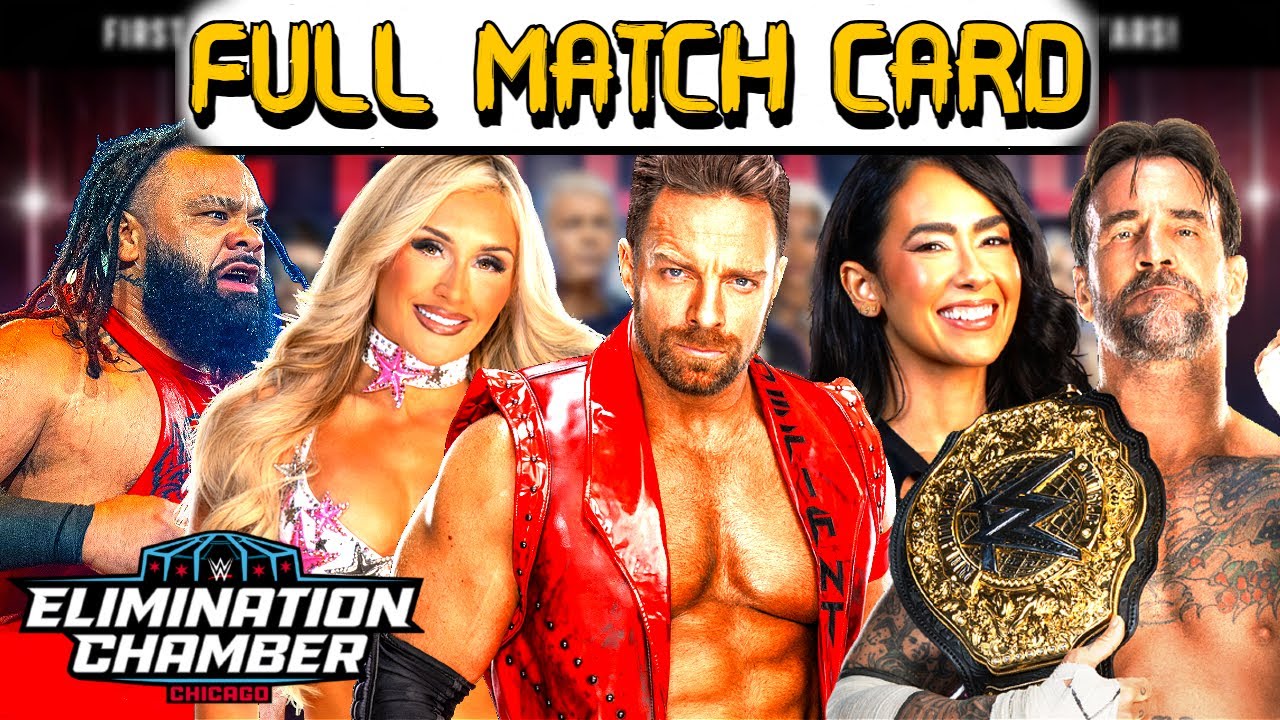 I PREDICTED THE FULL 2026 ELIMINATION CHAMBER MATCH CARD!