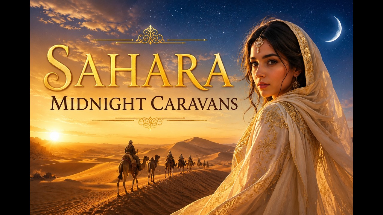Sahara Midnight Caravans 🌙 Ethereal Arabic Oud Music for Desert Relaxation & Dreamy Reflection