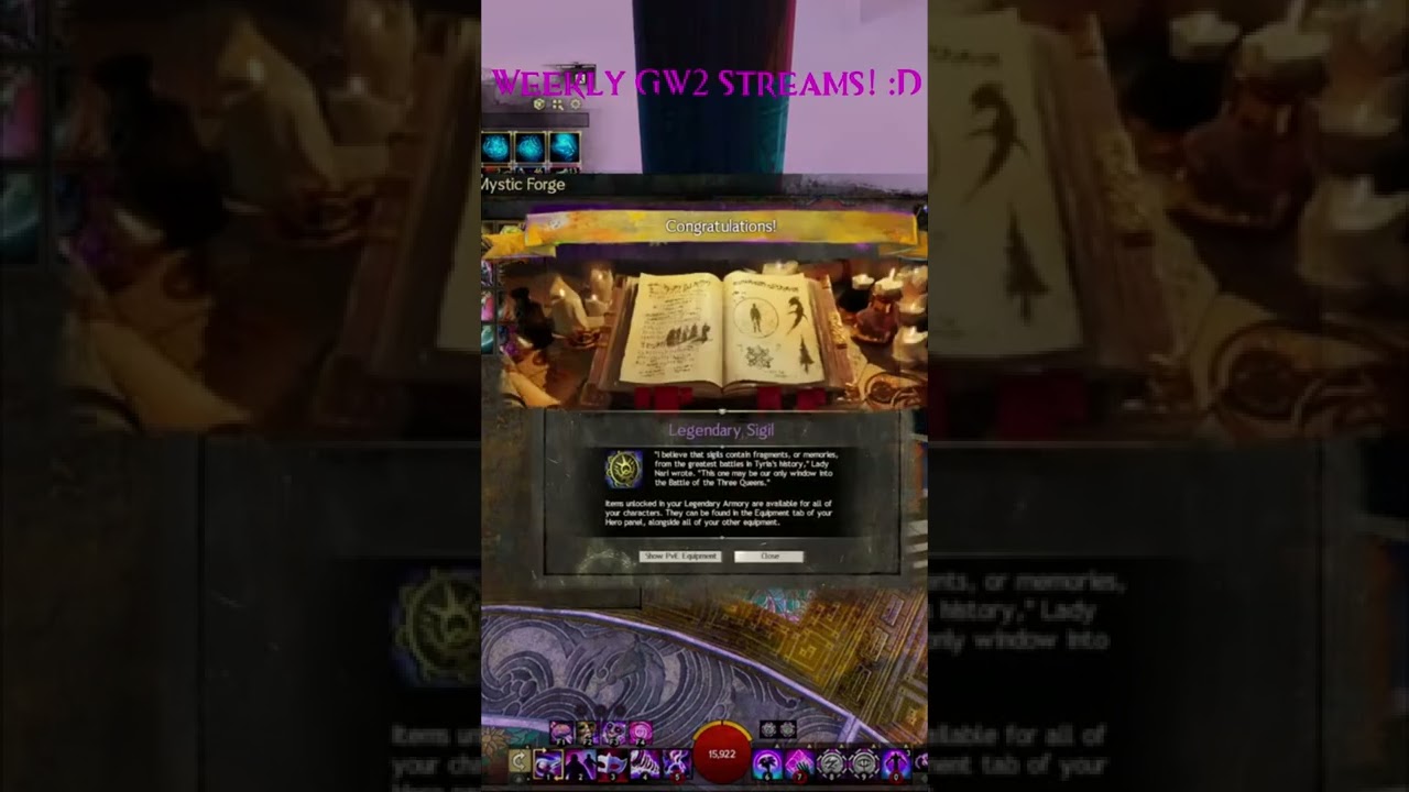 Crafting: x4 Legendary Sigils in 15 Seconds! | Stream Clips | Guild Wars 2 News #Shorts