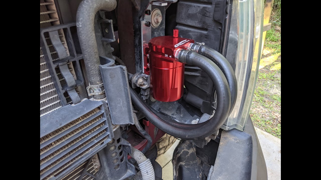 Установка двойного маслоуловителя Ford F150 Ecoboost 2013