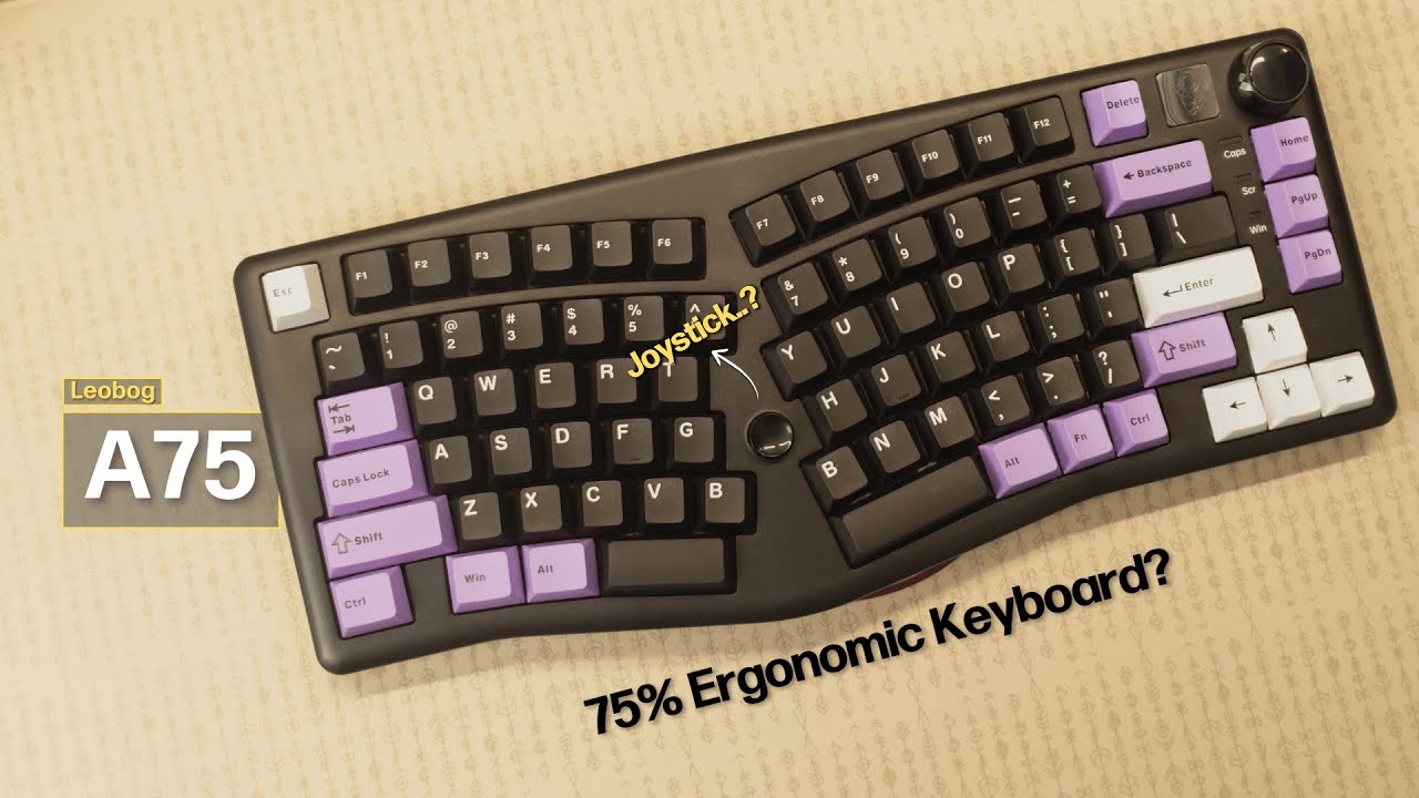 Keyboard dengan Layout PALING Ergonomis ?? (Review Leobog A75)