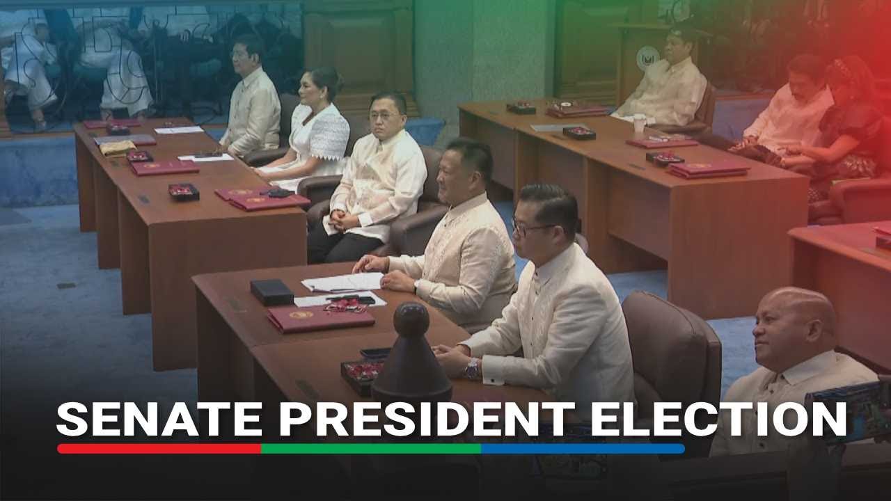 FULL: Senators vote for Senate president of 20th Congress | ABS-CBN News