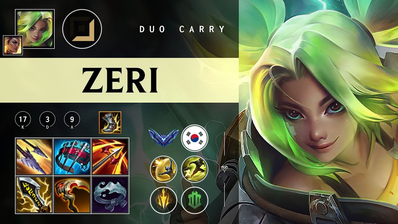 Zeri ADC vs Varus - KR Diamond Patch 26.03