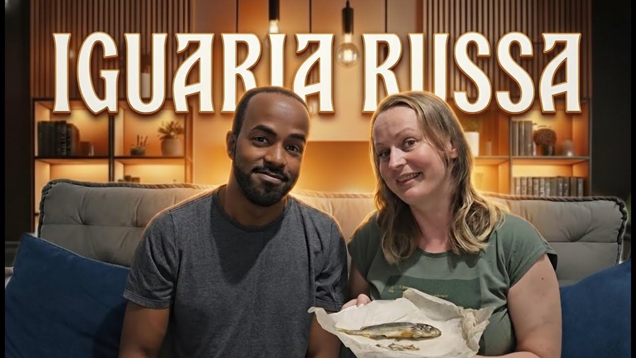 Brasileiro experimenta iguarias russas.