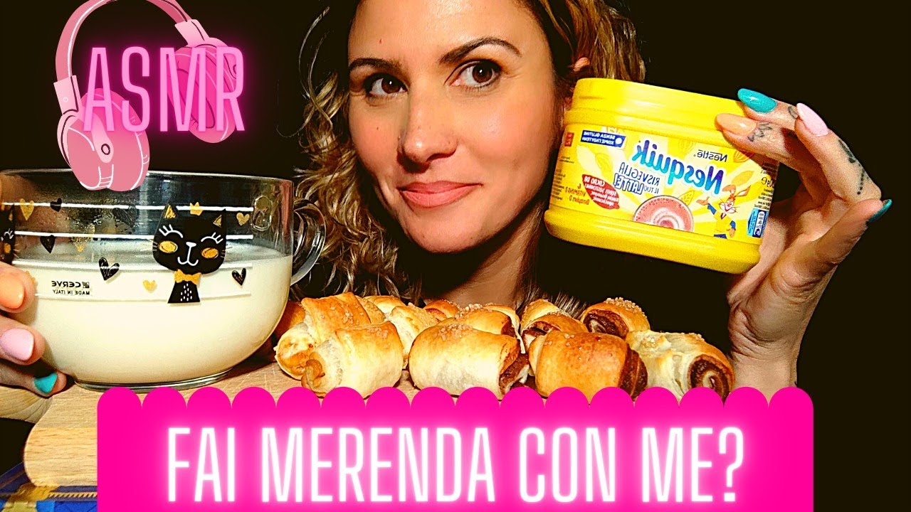 Asmr Ita // Muckbang // Fai merenda con me 🎧😴😋