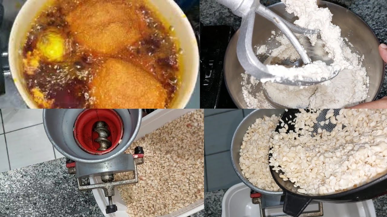 cómo faze acarajé passo a passo masa da acarajé batida na batedeira de bolo a massa ficou ótima