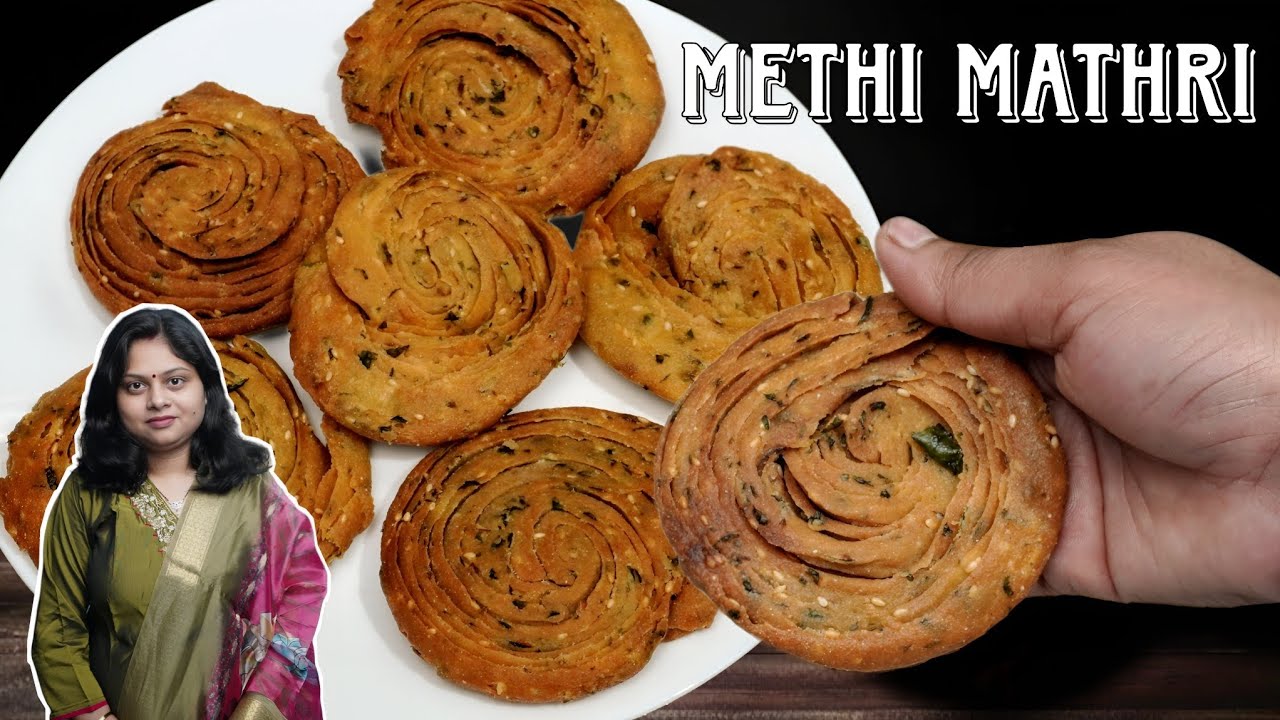 ताजी मैथी से बना ये नाश्ता ।।👌👌 बनते ही खत्म हो गया ।।Methi Mathri Recipe #winterspecial 