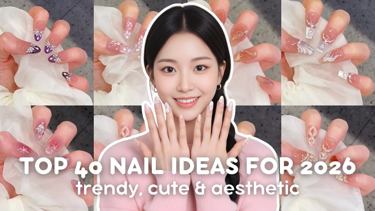 Top 40 Nail Ideas for 2026 | Trendy, Cute & Aesthetic