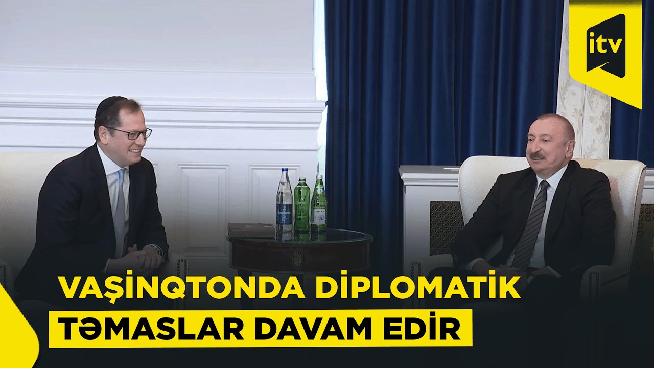 Vaşinqtonda mühüm görüş – İlham Əliyev Amerika İsrail Komitəsinin nümayəndələri ilə bir araya gəldi