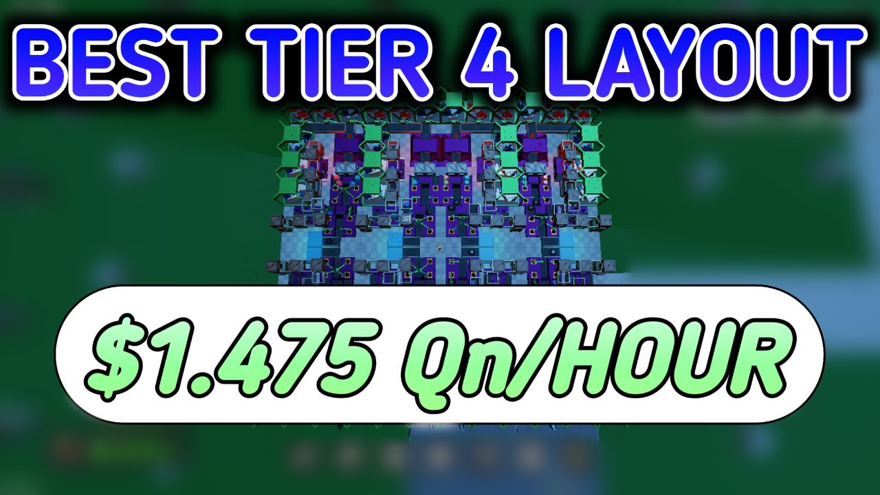 BEST TIER 4 LAYOUT FACTORY SIMULATOR! - Roblox Factory Simulator