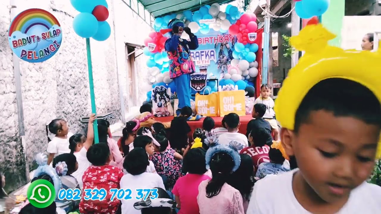 Om Badut Sanggar Pelangi 🌈http://wa.me/6282329702373#badut #viral #semuaorang