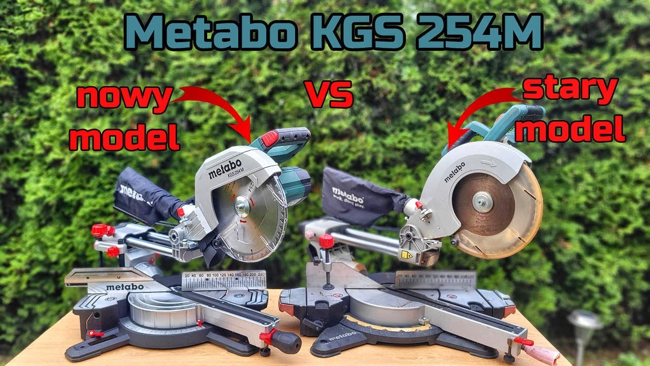 Metabo KGS 254M - Stary model VS Nowy model - Porównanie, Różnice