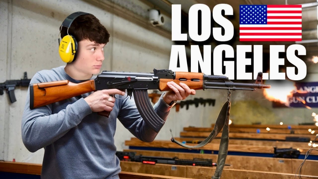 Waffen schießen auf einer Shooting-Range in Los Angeles – alles im Detail | Tag 16 🇺🇸