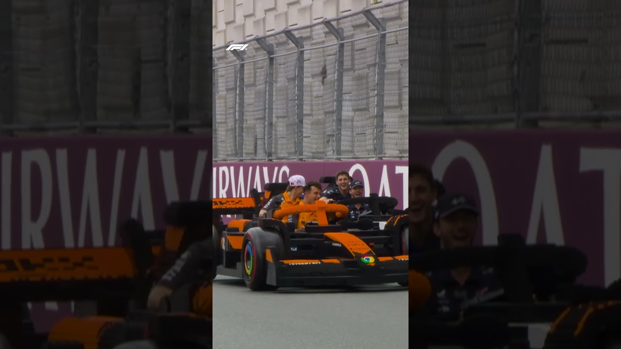 LEGO F1 Cars Crash & Bricks Go Flying! 💥