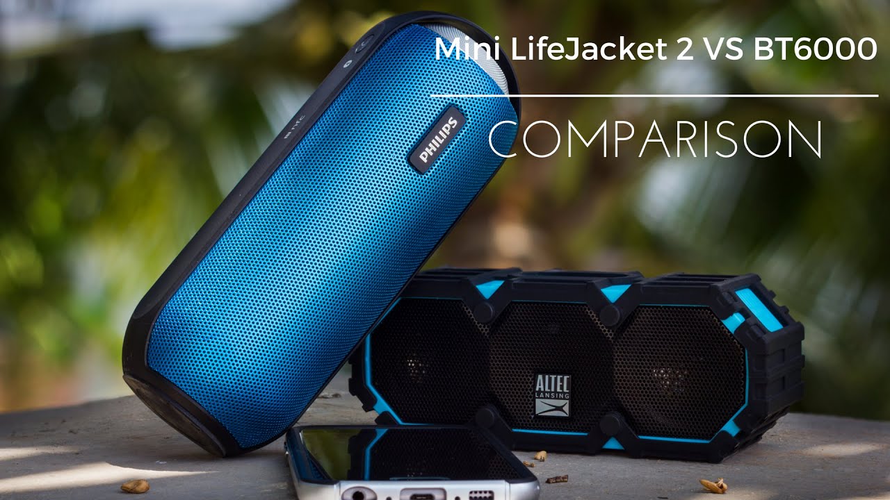Altec Lansing Mini LifeJacket 2 vs Philips BT6000 Comparison