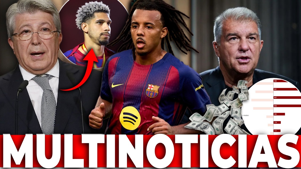 Cerezo RESPONDE a ARAUJO | MILLONADA X KOUNDE | BARCA el club con MAYOR INGRESOS | Balde en su PRIME