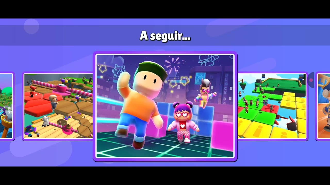 Jogando evento de block dash triplo
