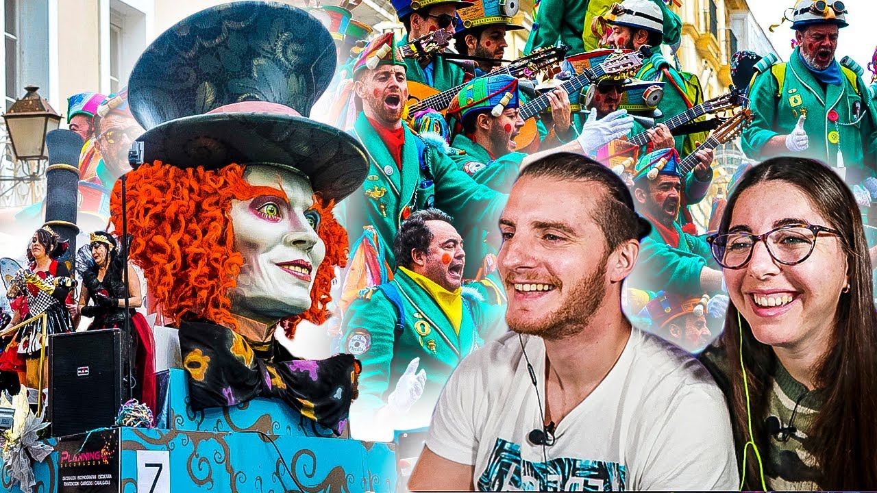 ARGENTINOS REACCIONAN al CARNAVAL de CADIZ *fiesta total*