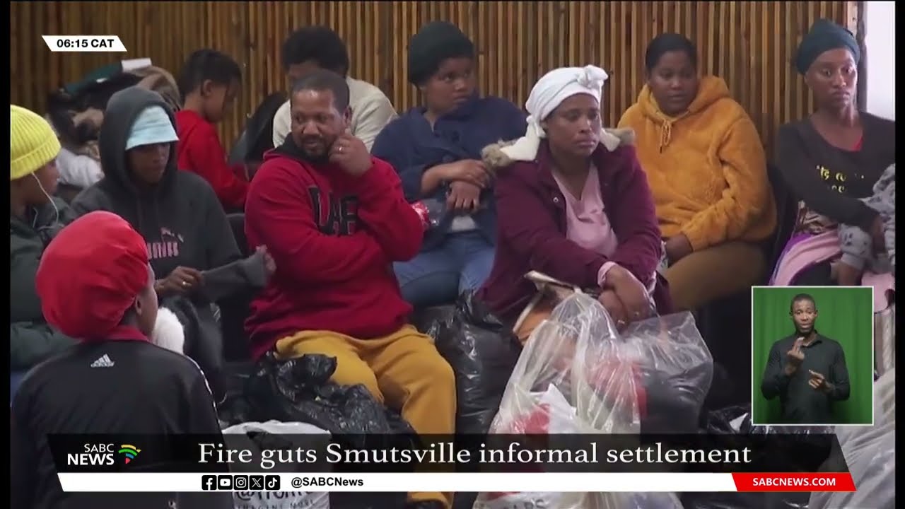 150 people displaced as fire guts Smutsville informal settlement in Sedgefield, Western Cape