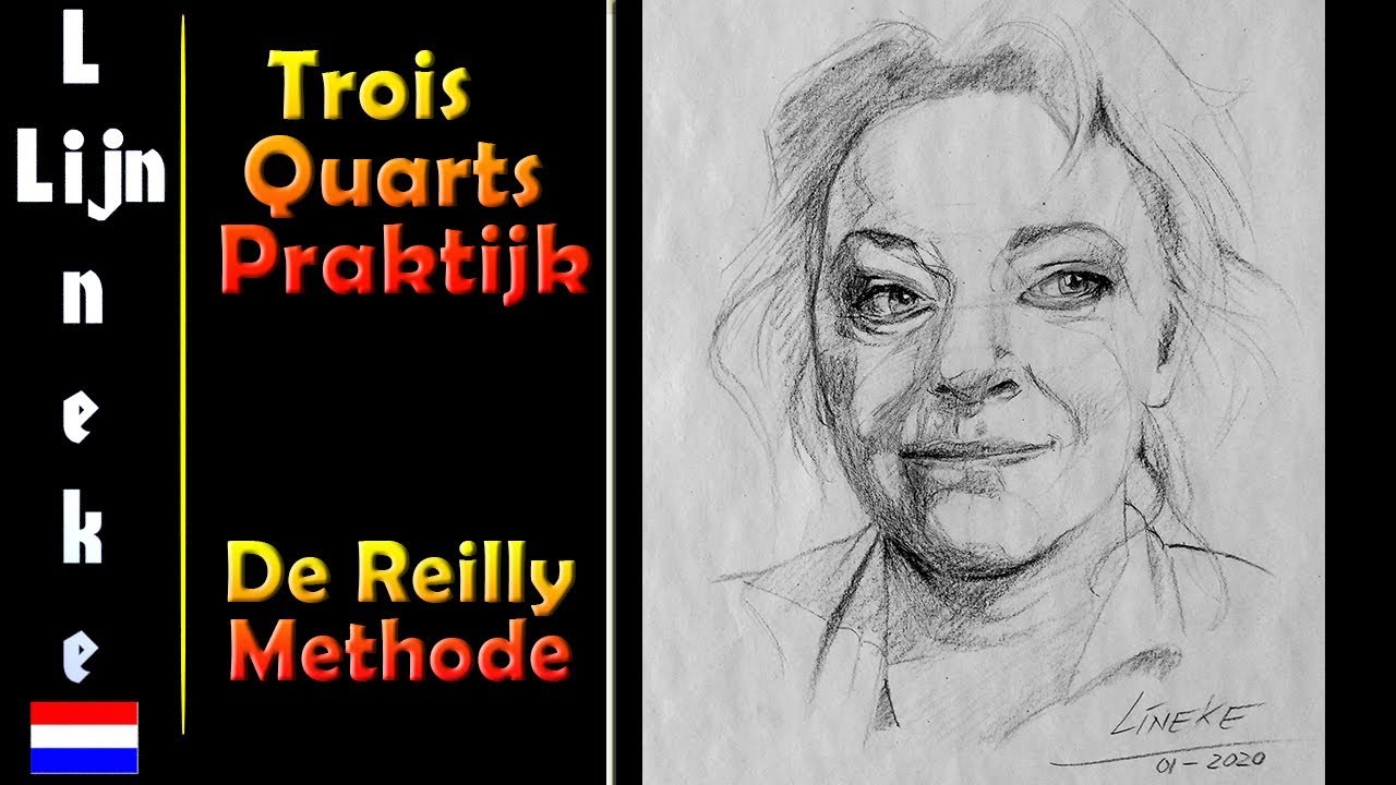 Portret tekenen in de  Praktijk Trois Quarts - De Reilly Methode