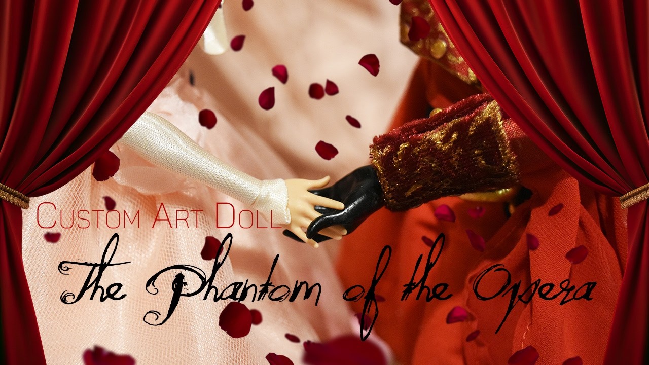 Repainting Custom Dolls : The Phantom of the Opera & Christine Daae