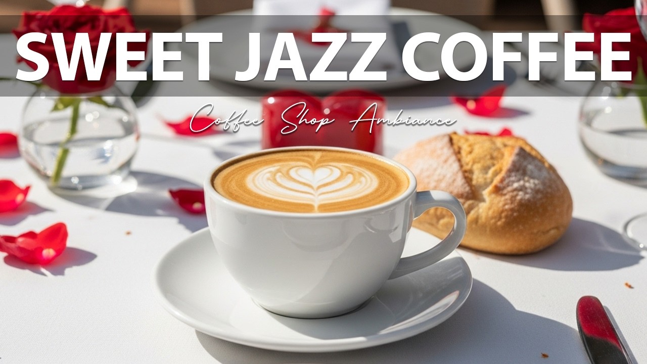 Sweet Jazz Coffee ☕ Coffee Shop Ambiance for Holiday, Studying and Great Moods