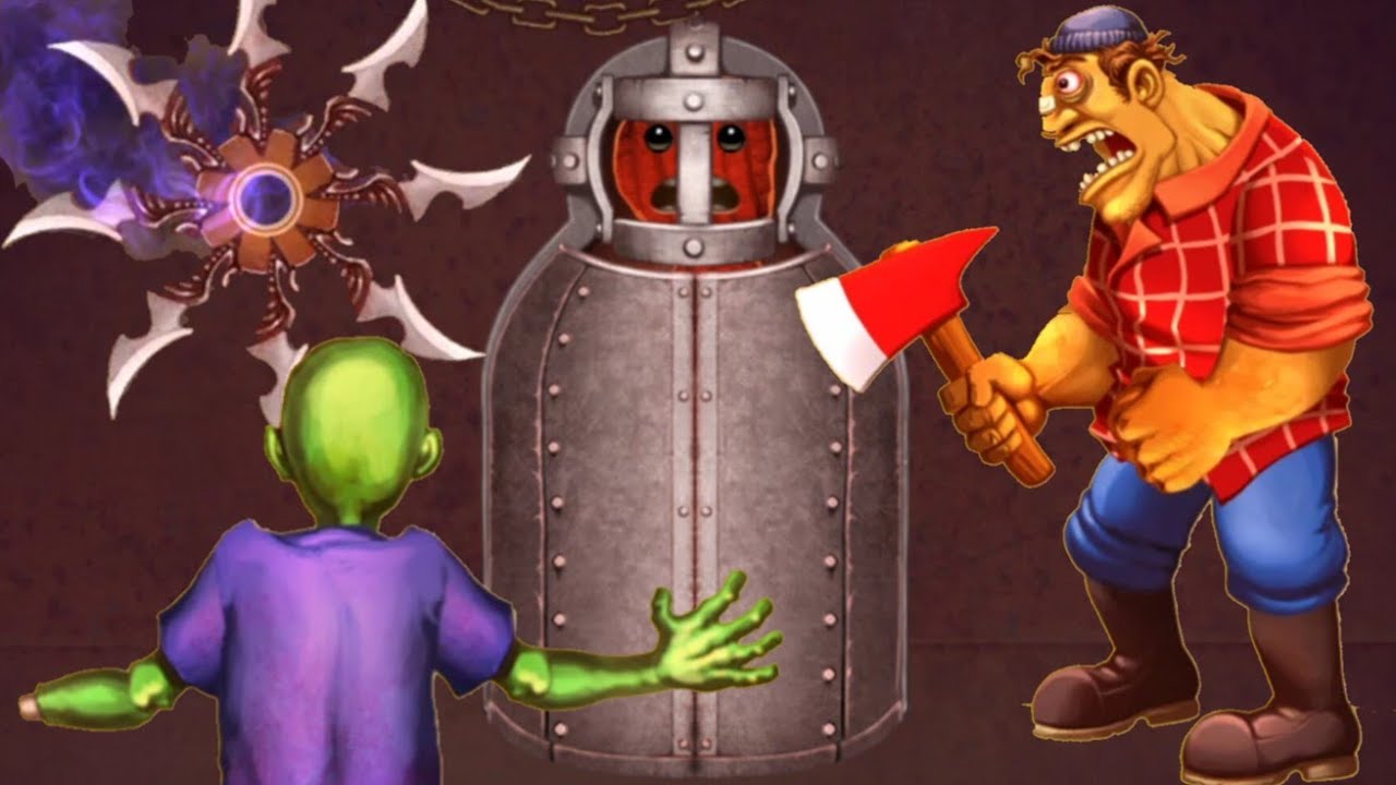 Meat Buddy vs Horror WEAPONS | Kick The Buddy